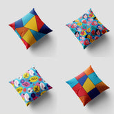 Dotted Popart Cushion Case Pack of 4